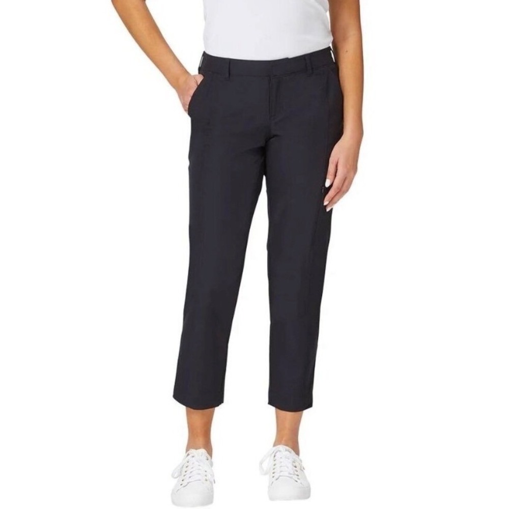KIRKLAND SIGNATURE Ladies Travel Pant Ankle Women 6 Black 4-Way Stretch 27" NWT